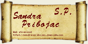 Sandra Pribojac vizit kartica